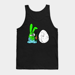 Retro Vintage Grunge Easter Bunny Tank Top